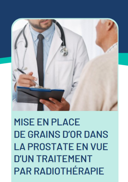 FLYER A4 Mise en place de grains d or dans la prostate 2023 COVER